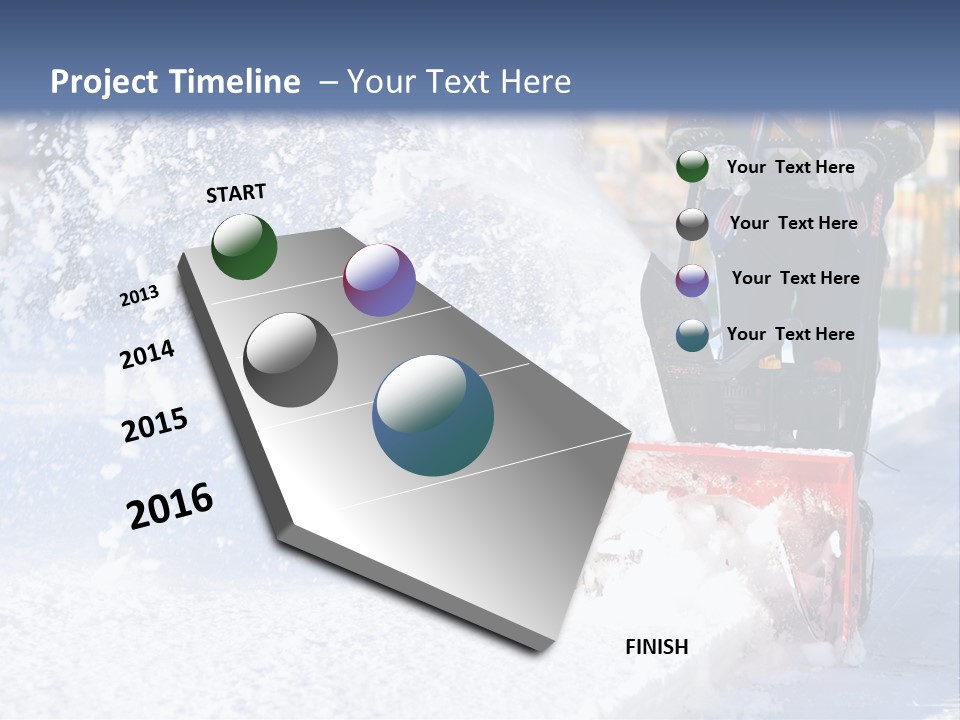 Blower Red White PowerPoint Template