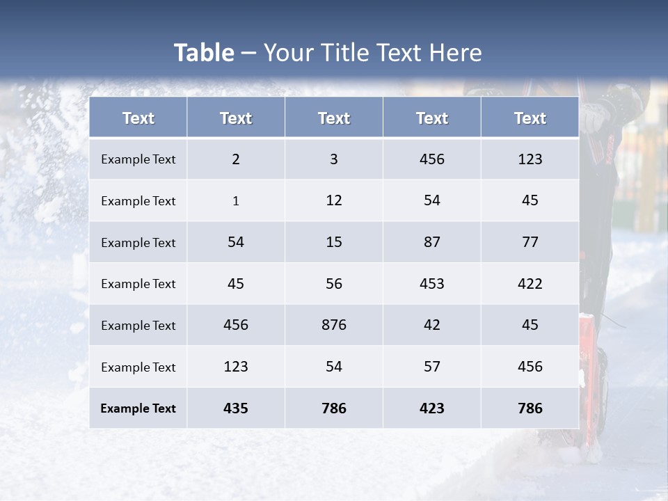 Blower Red White PowerPoint Template