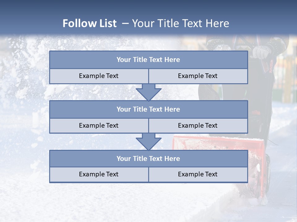 Blower Red White PowerPoint Template