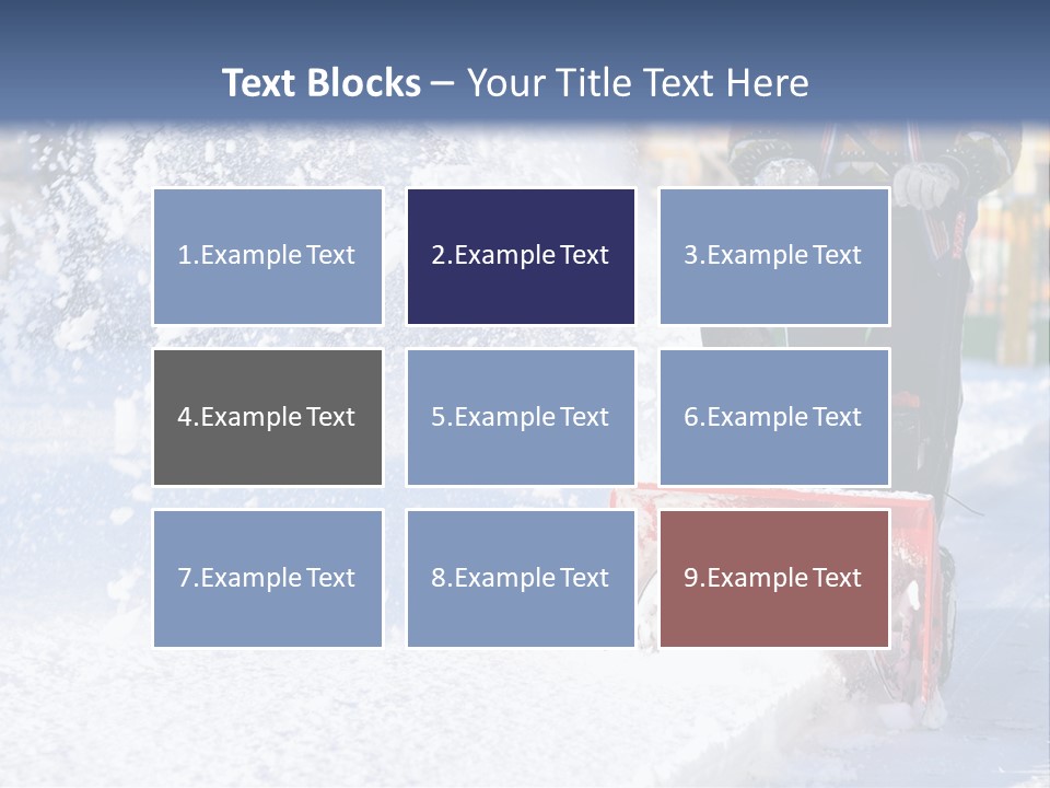 Blower Red White PowerPoint Template