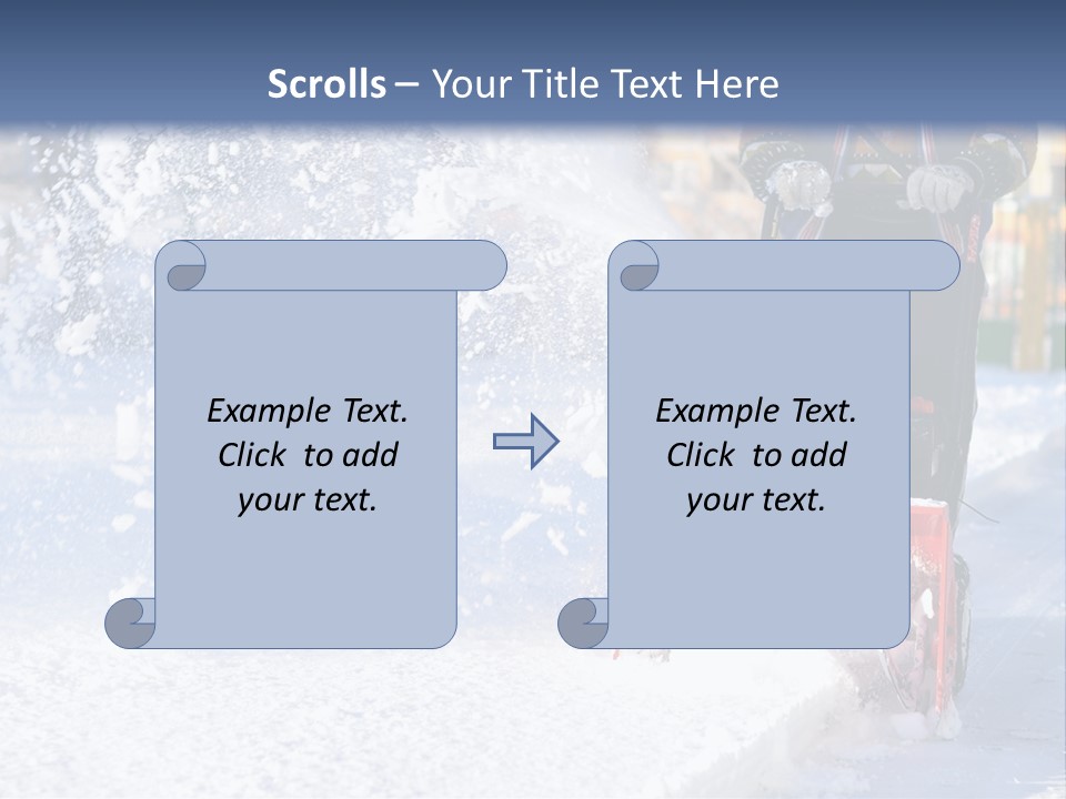 Blower Red White PowerPoint Template