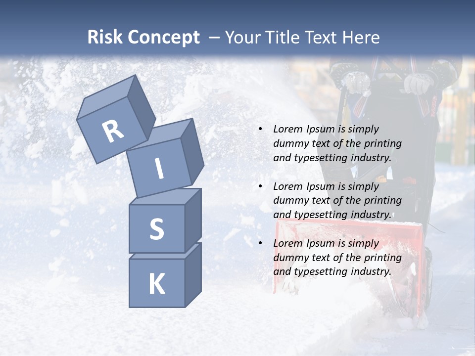 Blower Red White PowerPoint Template