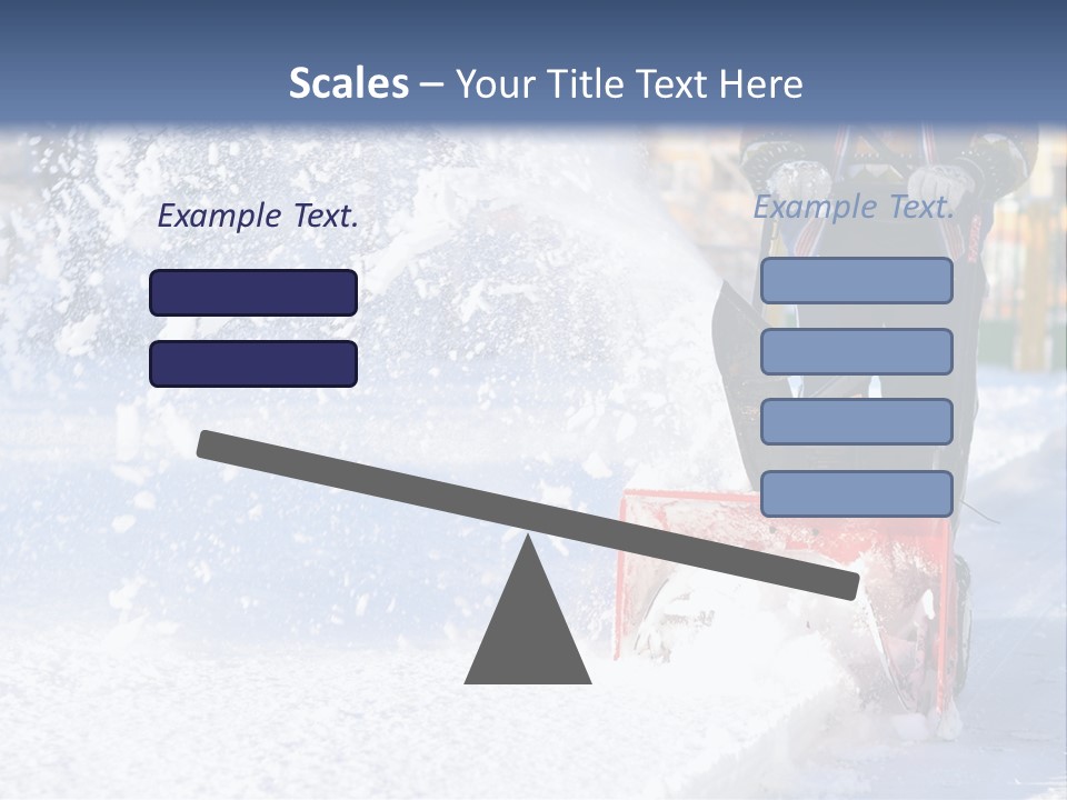 Blower Red White PowerPoint Template