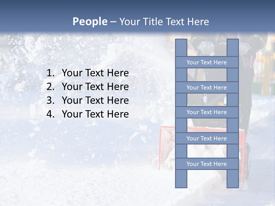 Blower Red White PowerPoint Template