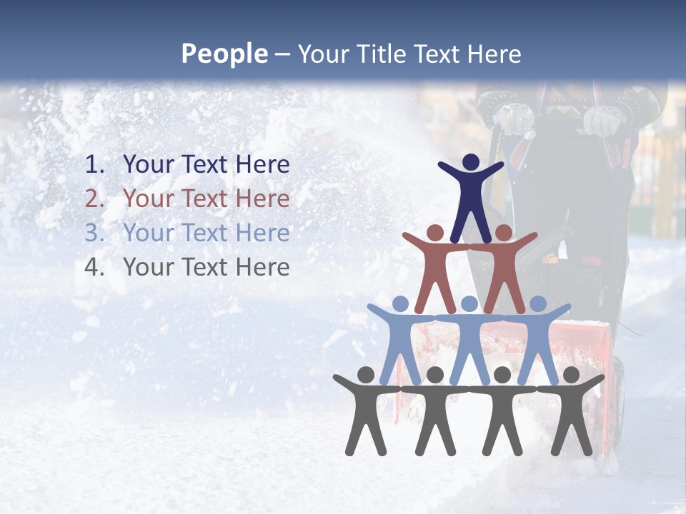 Blower Red White PowerPoint Template