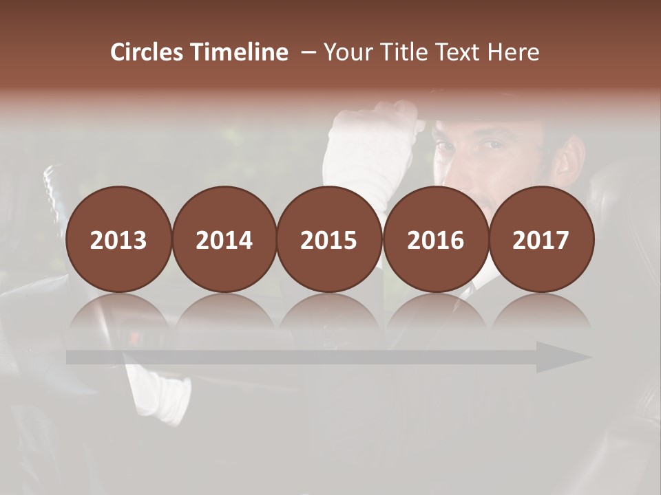 Vehicle Sit Man PowerPoint Template