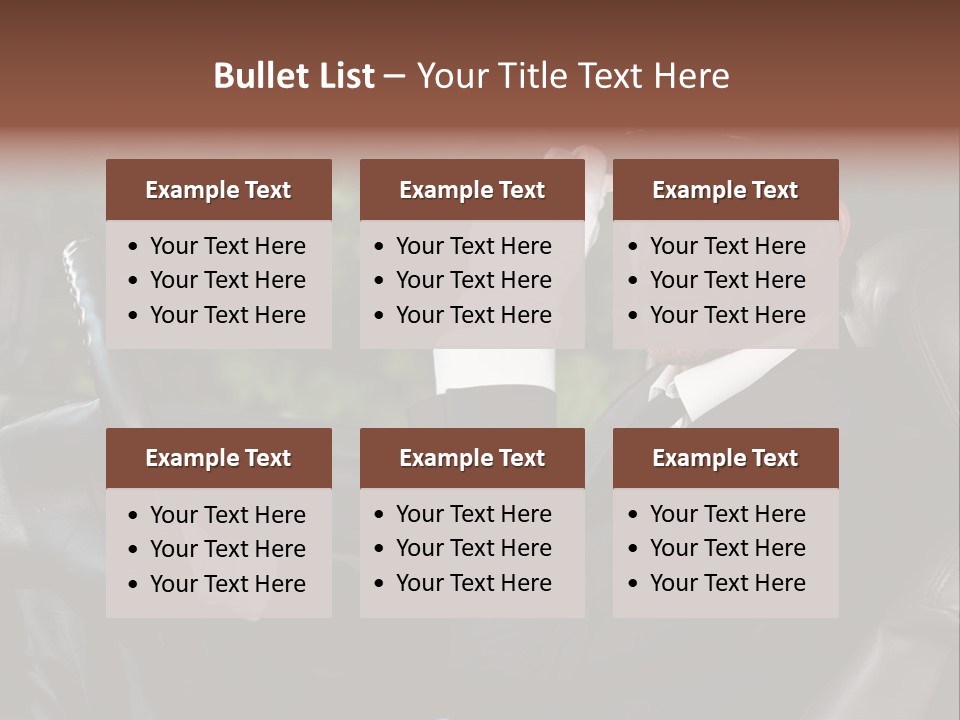 Vehicle Sit Man PowerPoint Template