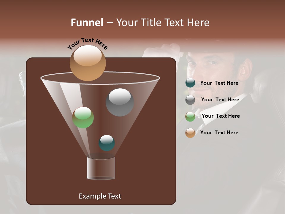 Vehicle Sit Man PowerPoint Template