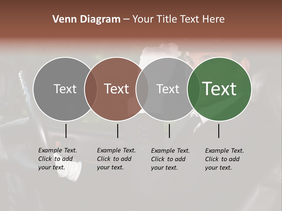 Vehicle Sit Man PowerPoint Template