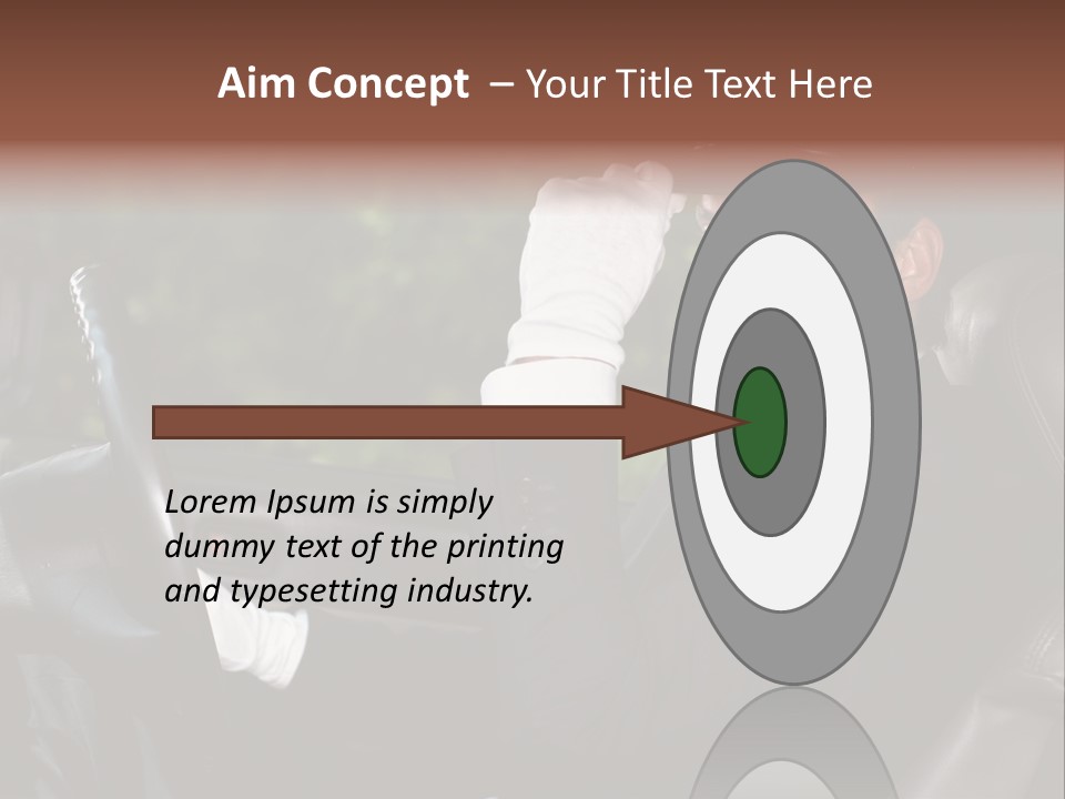 Vehicle Sit Man PowerPoint Template