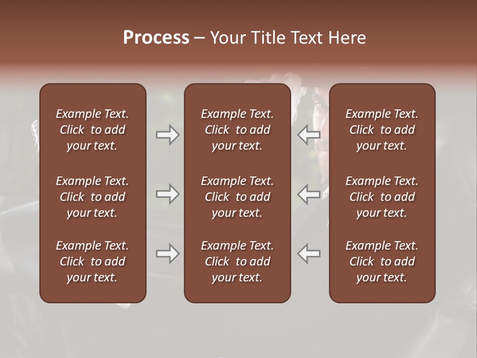 Vehicle Sit Man PowerPoint Template