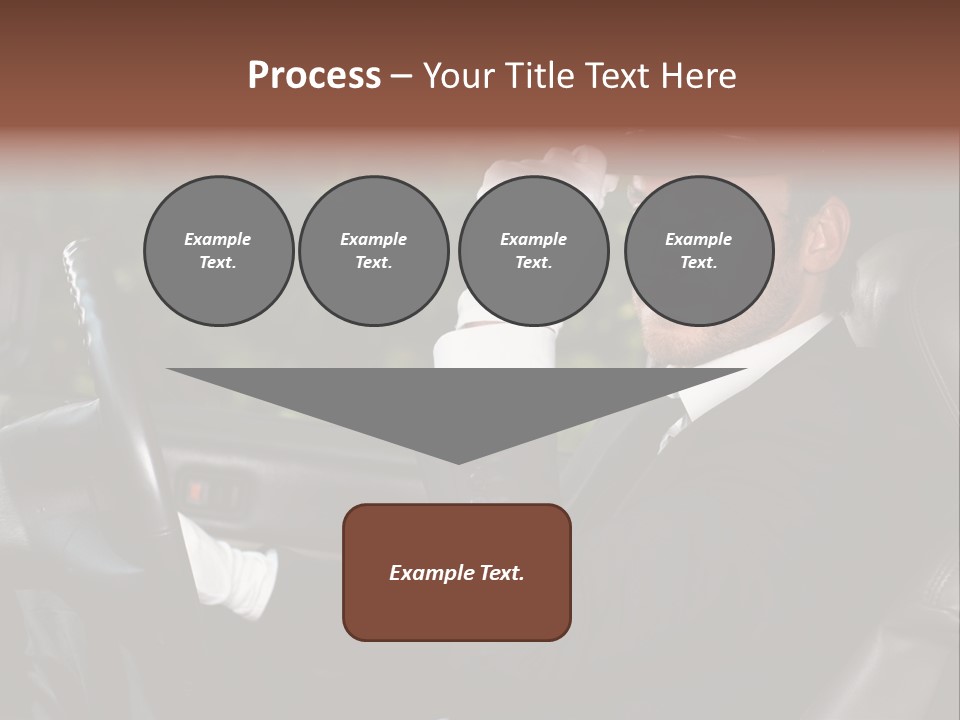 Vehicle Sit Man PowerPoint Template