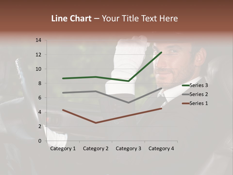 Vehicle Sit Man PowerPoint Template