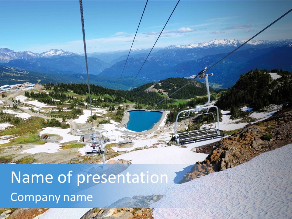 Mountain Peak Canada PowerPoint Template