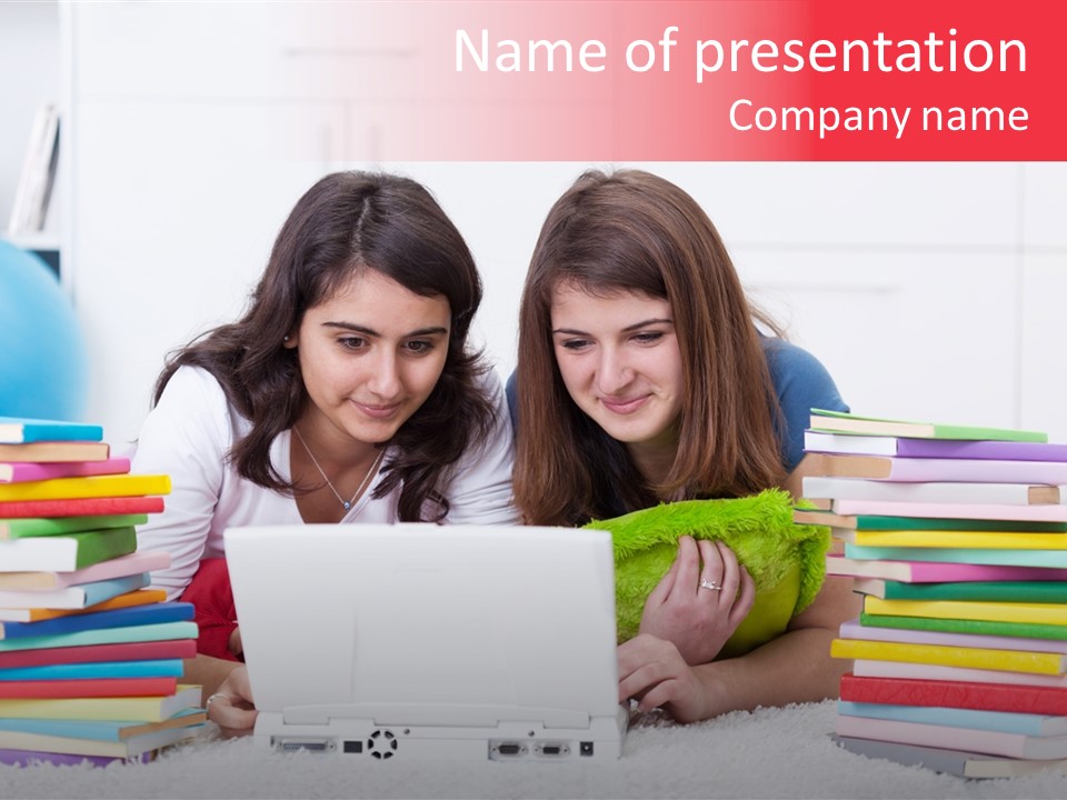 Homework Giggle Together PowerPoint Template