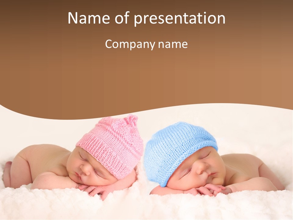 Bare Posed Pink PowerPoint Template