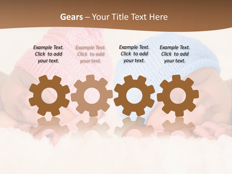 Bare Posed Pink PowerPoint Template