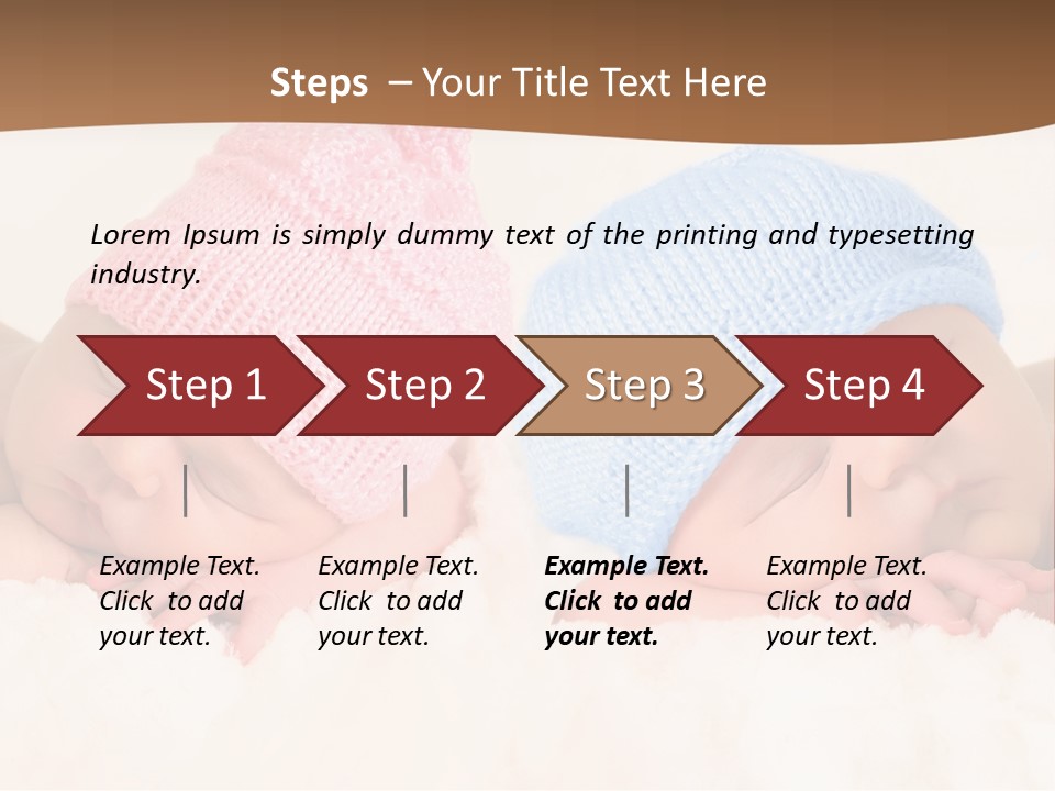 Bare Posed Pink PowerPoint Template
