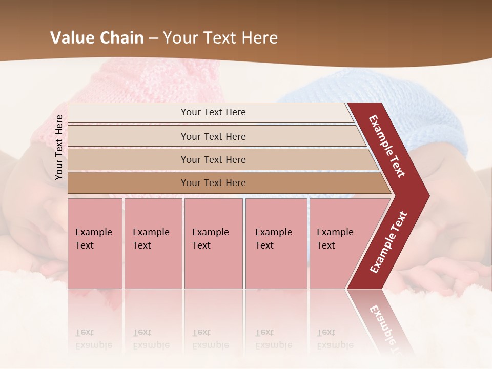 Bare Posed Pink PowerPoint Template