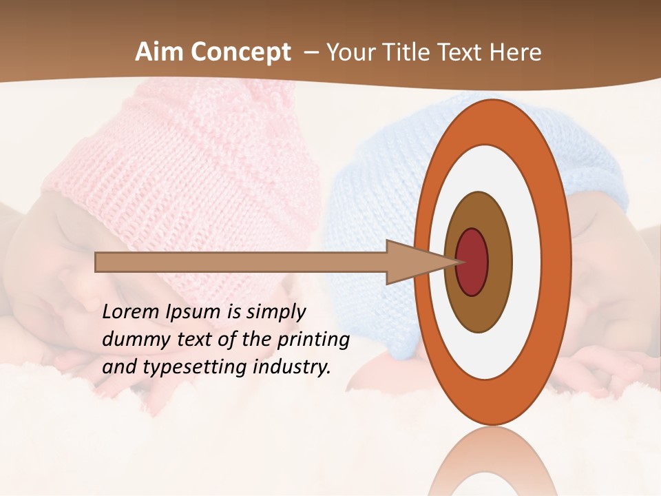 Bare Posed Pink PowerPoint Template