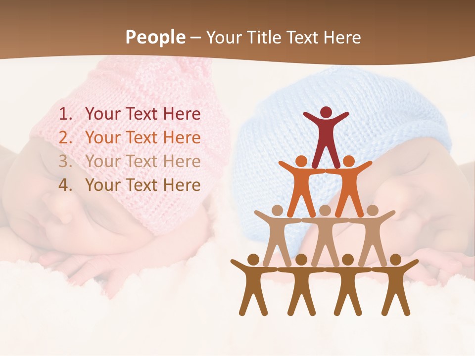 Bare Posed Pink PowerPoint Template