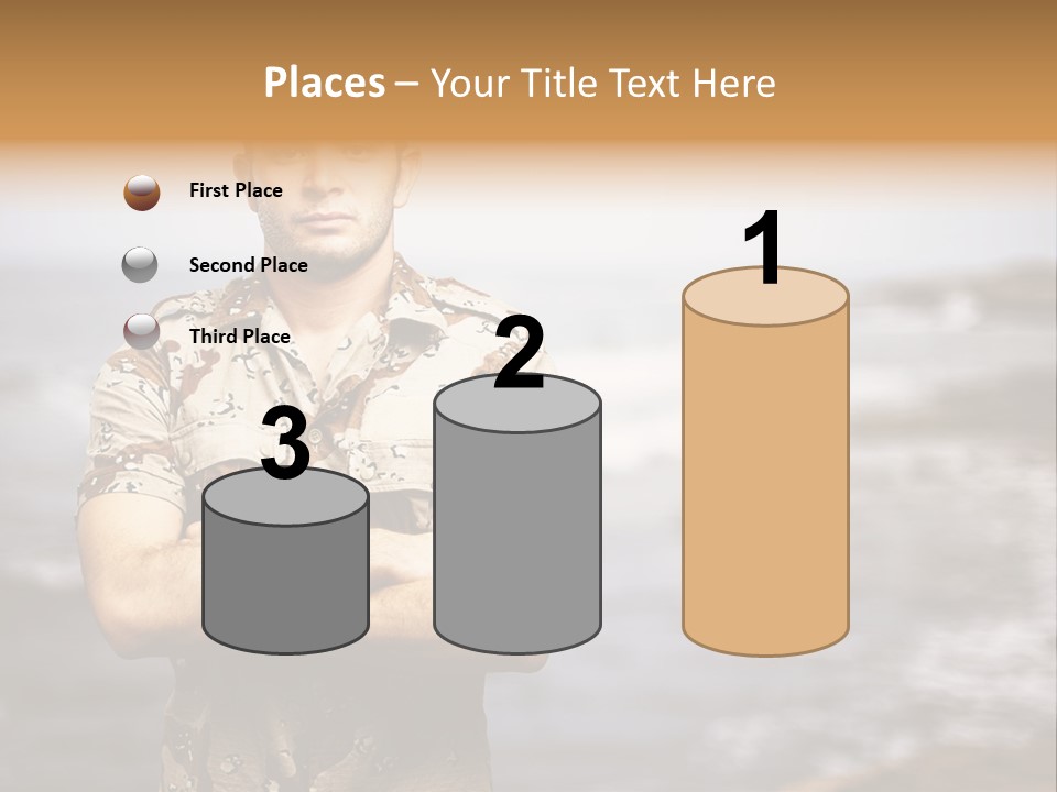 Tropical Iraq Army PowerPoint Template