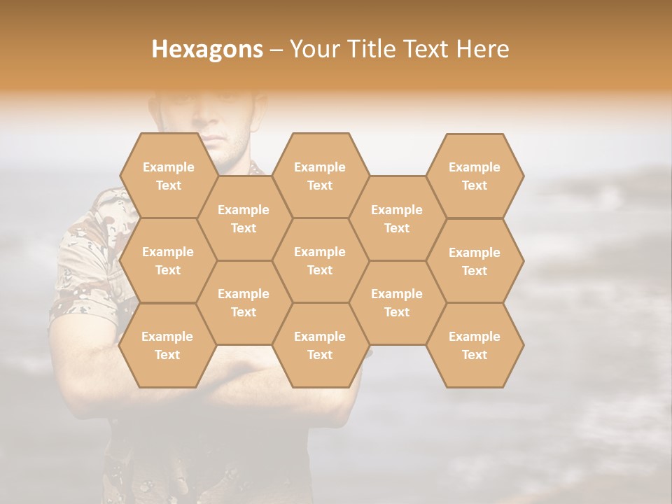 Tropical Iraq Army PowerPoint Template