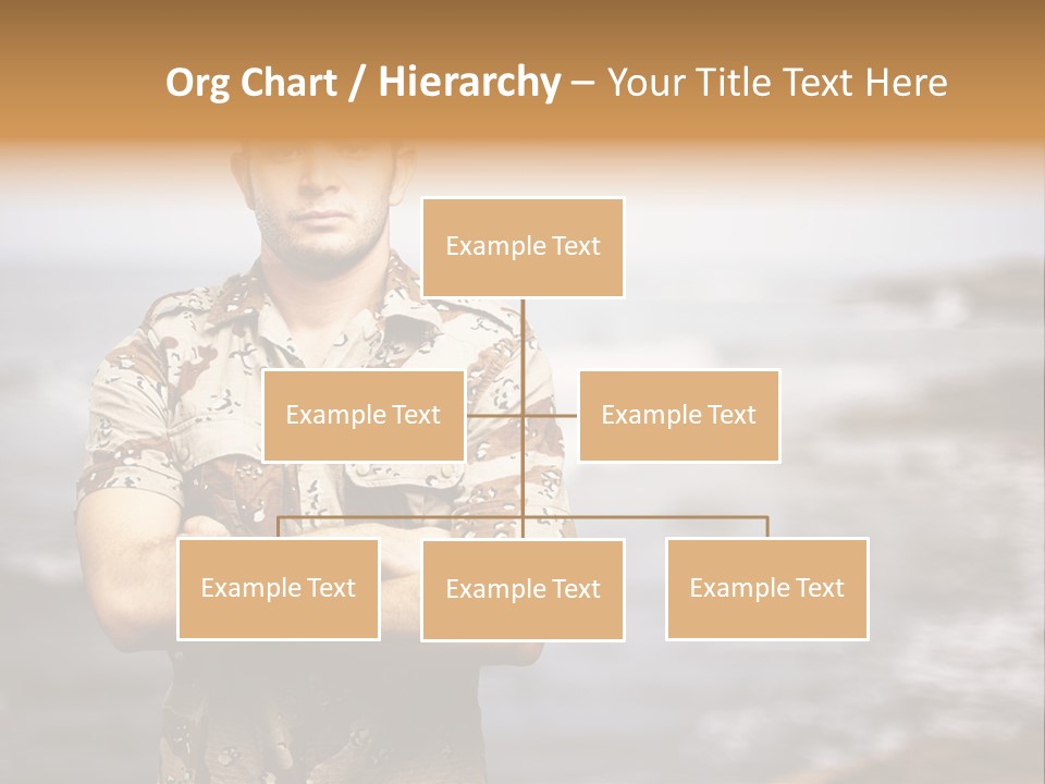 Tropical Iraq Army PowerPoint Template