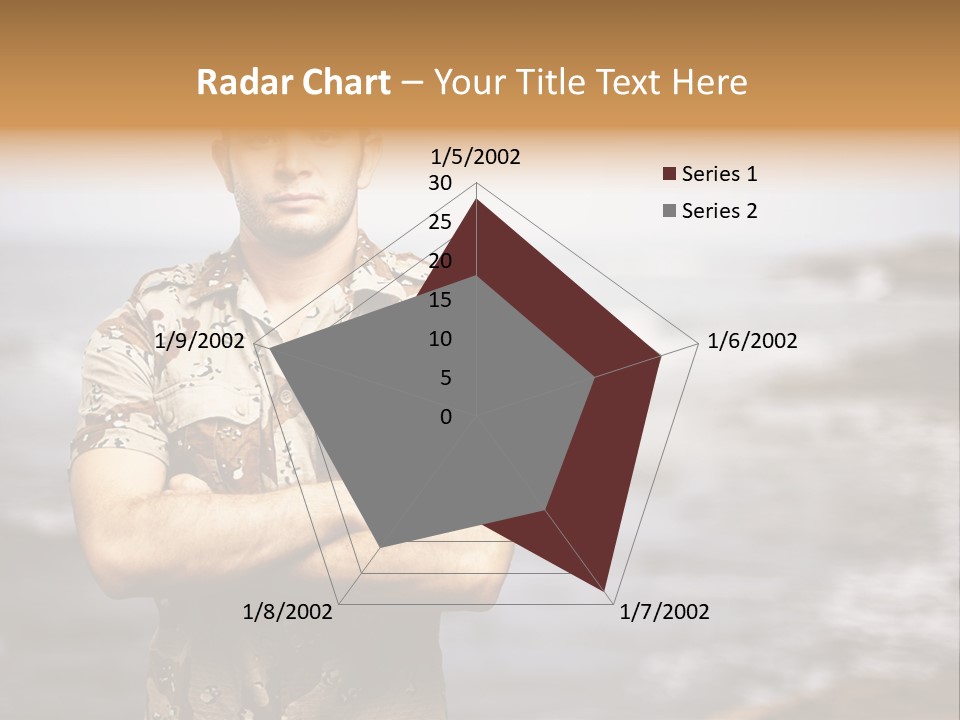 Tropical Iraq Army PowerPoint Template
