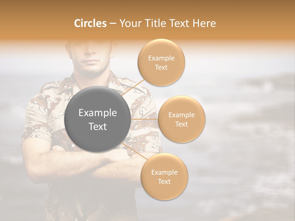 Tropical Iraq Army PowerPoint Template