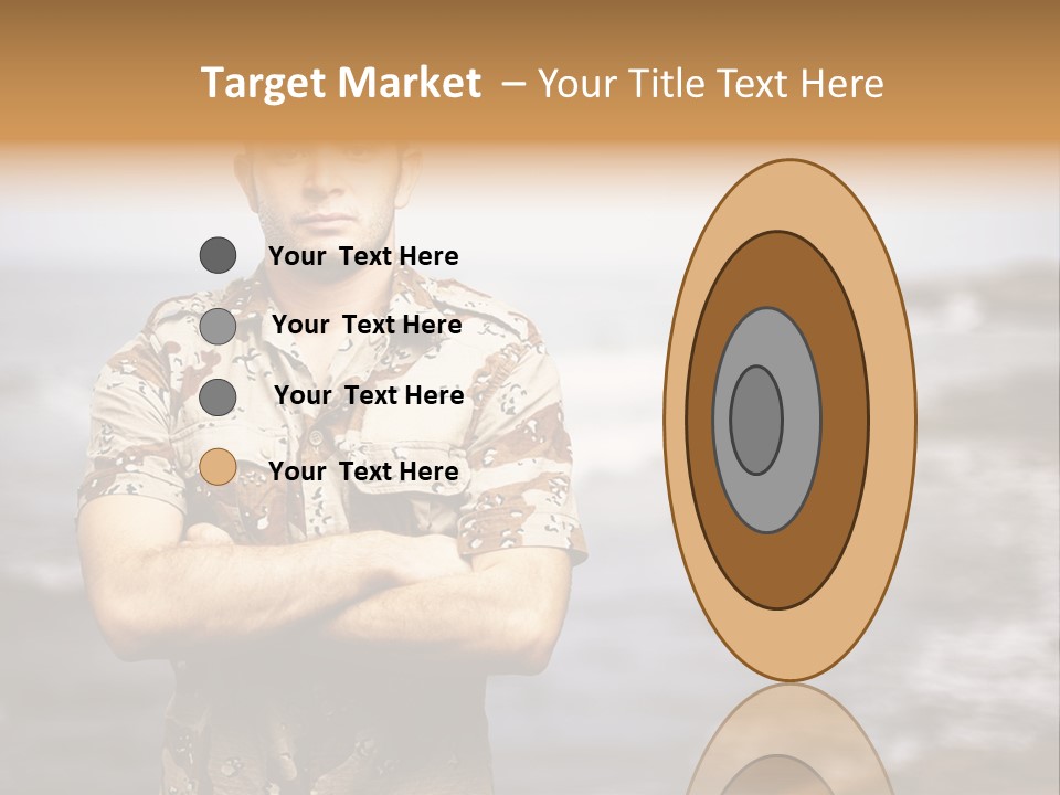 Tropical Iraq Army PowerPoint Template