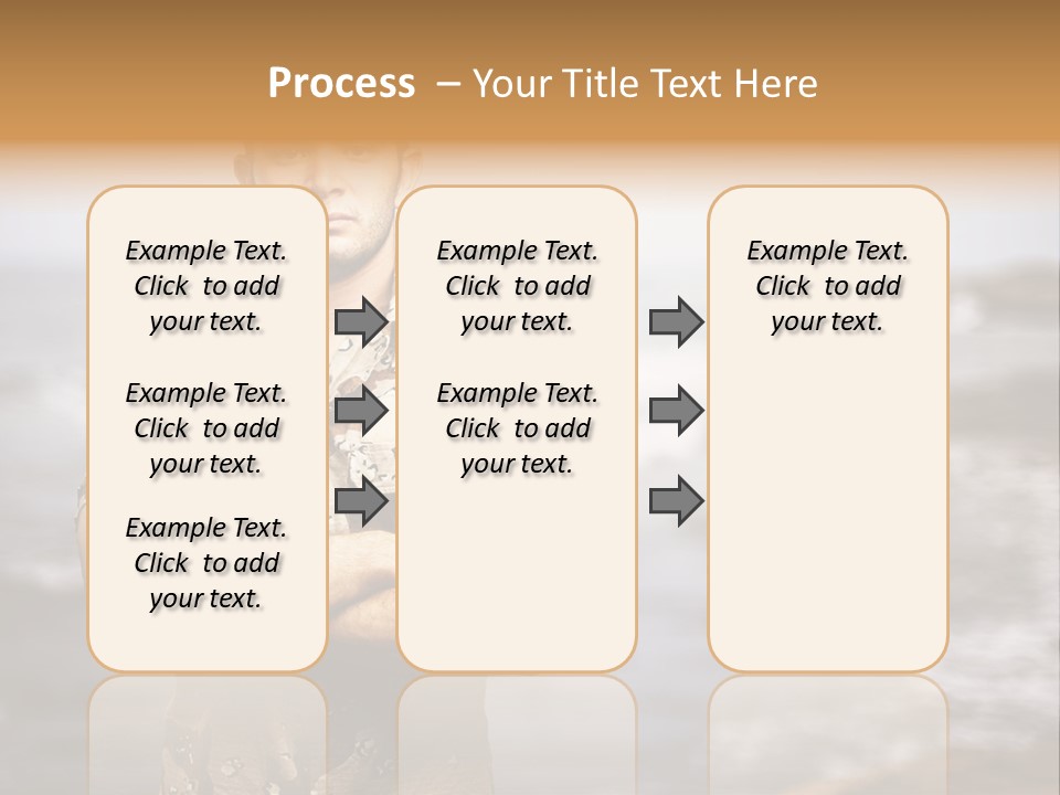 Tropical Iraq Army PowerPoint Template