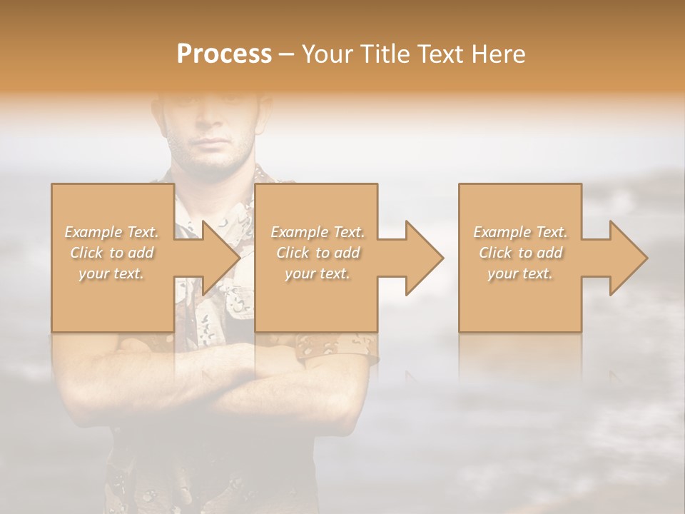 Tropical Iraq Army PowerPoint Template