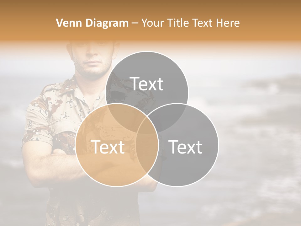 Tropical Iraq Army PowerPoint Template