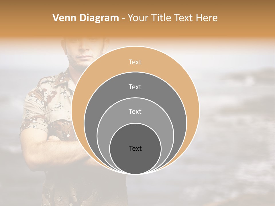 Tropical Iraq Army PowerPoint Template