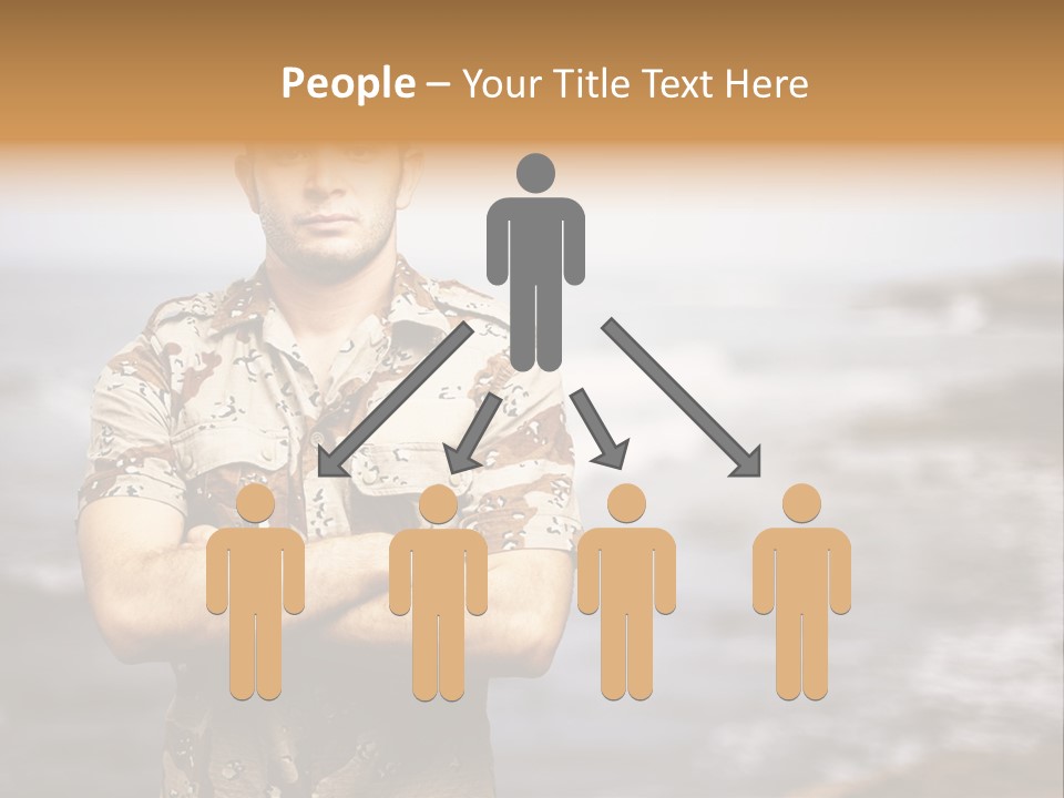 Tropical Iraq Army PowerPoint Template