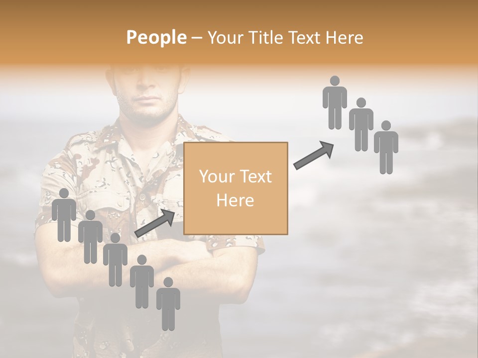 Tropical Iraq Army PowerPoint Template
