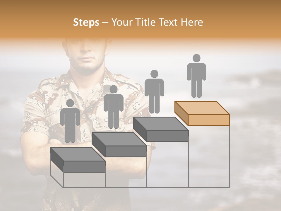 Tropical Iraq Army PowerPoint Template