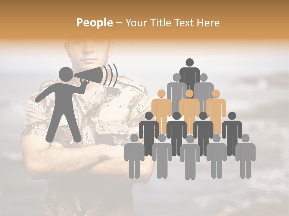 Tropical Iraq Army PowerPoint Template