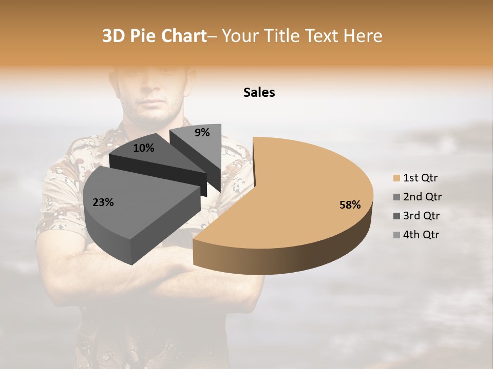 Tropical Iraq Army PowerPoint Template