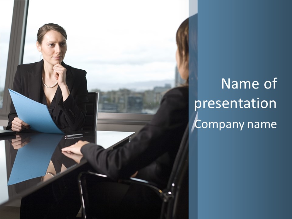 Negotiation Bank Consultant Consultant PowerPoint Template