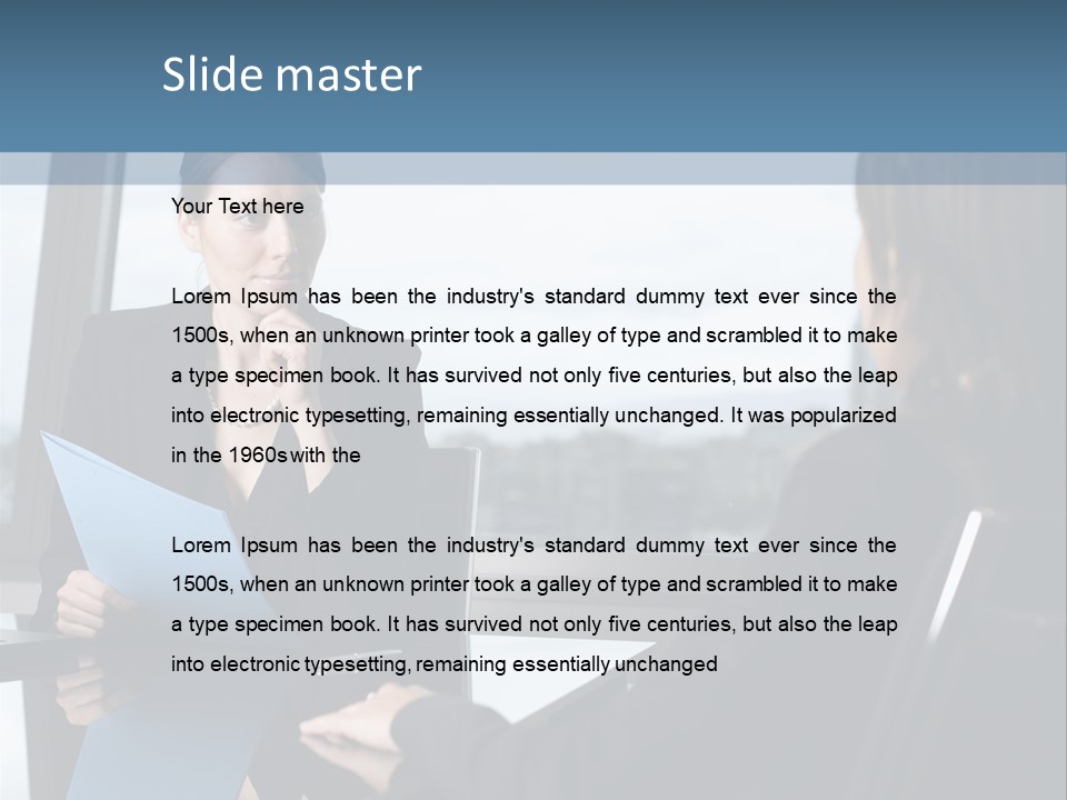 Negotiation Bank Consultant Consultant PowerPoint Template