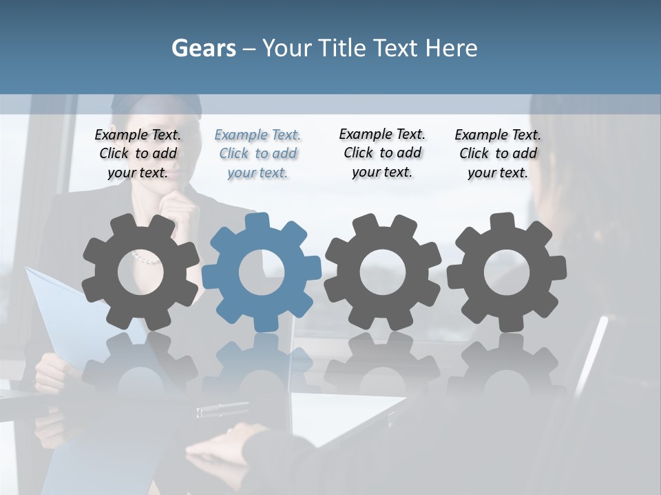 Negotiation Bank Consultant Consultant PowerPoint Template