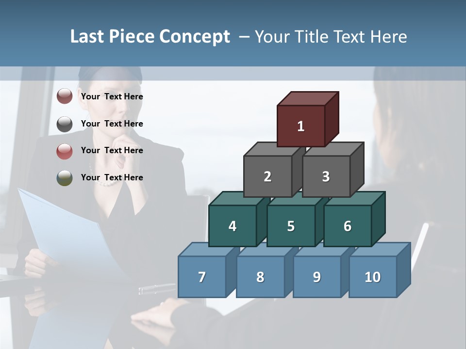 Negotiation Bank Consultant Consultant PowerPoint Template
