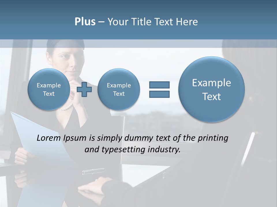 Negotiation Bank Consultant Consultant PowerPoint Template