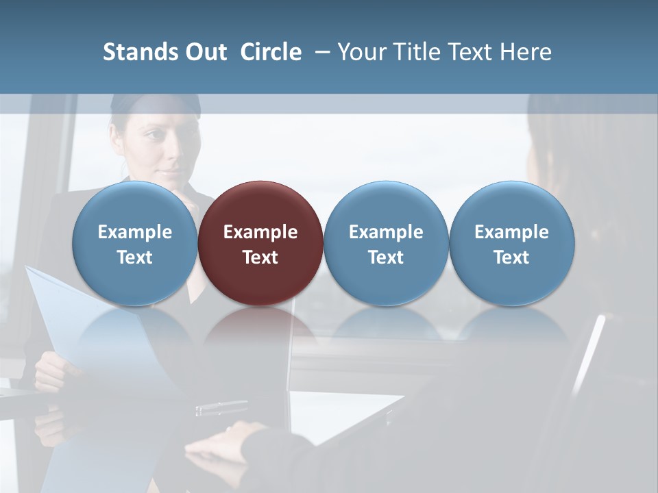 Negotiation Bank Consultant Consultant PowerPoint Template