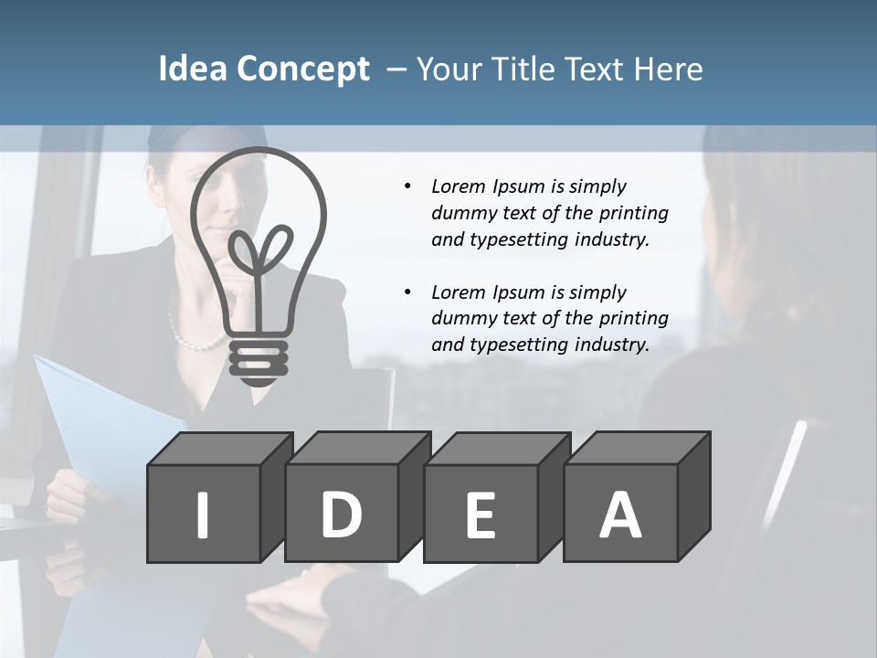 Negotiation Bank Consultant Consultant PowerPoint Template