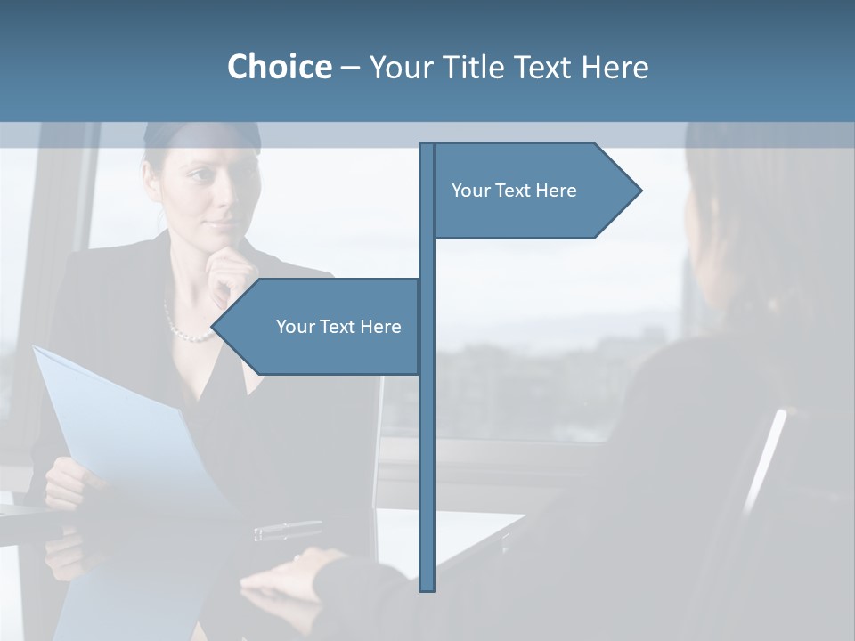Negotiation Bank Consultant Consultant PowerPoint Template