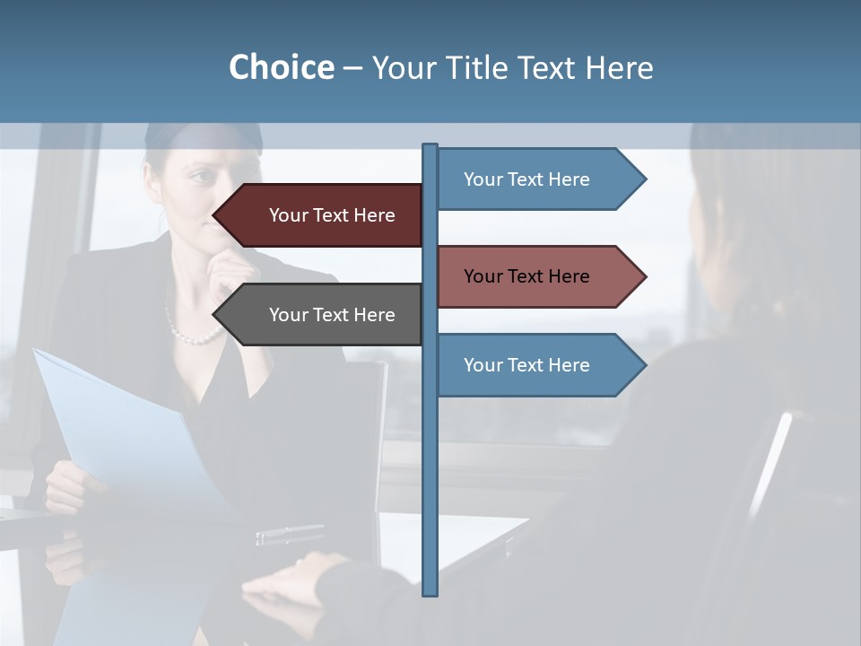 Negotiation Bank Consultant Consultant PowerPoint Template