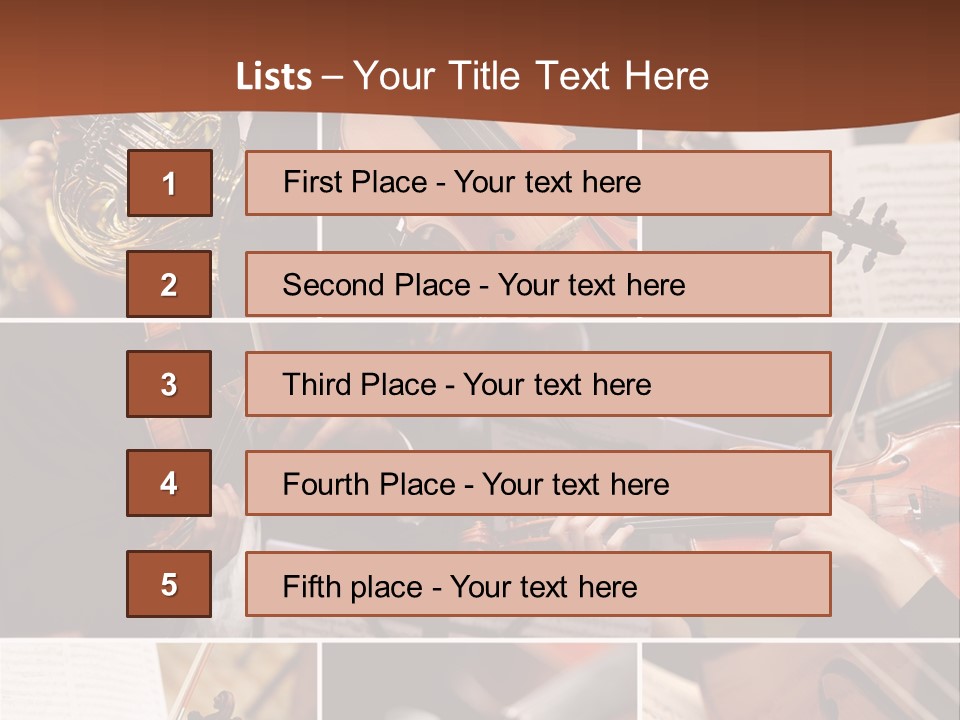 Music Sheet Musical Theater Music PowerPoint Template